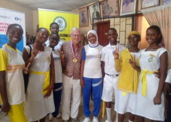 Professor John Henry Drewal with current Afrograms students